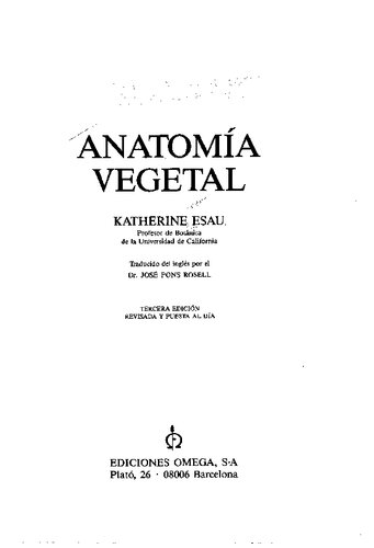 Anatomía vegetal