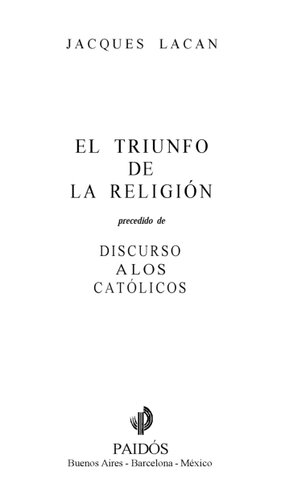 El Triunfo De La Religion