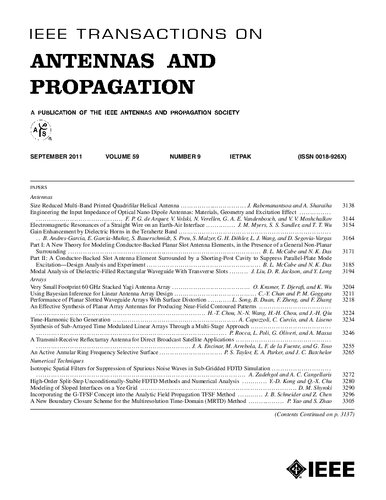 IEEE Transactions on Antennas and Propagation
