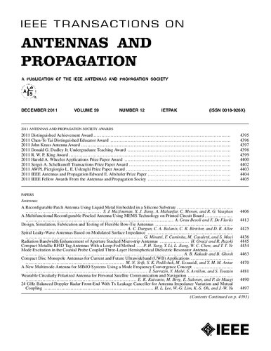 IEEE Transactions on Antennas and Propagation