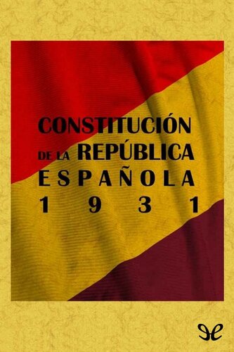 Constitución de la República española 1931