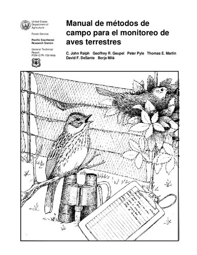 Manual de Metodos de Campo para el Monitoreo de Aves Terrestres