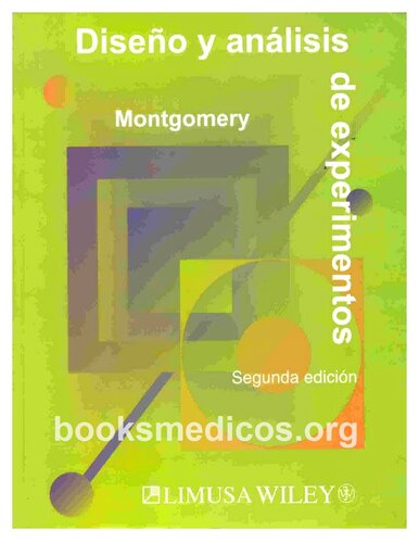 Diseño Y Analisis De Experimentos (2ed)