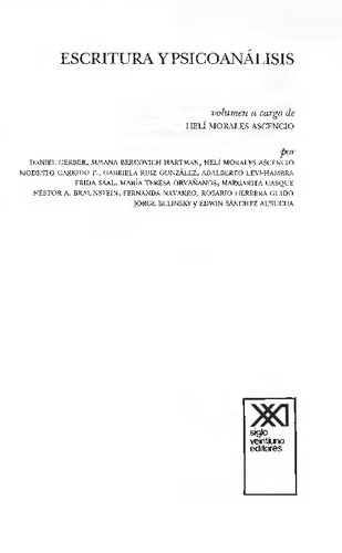 Escritura Y Psicoanalisis