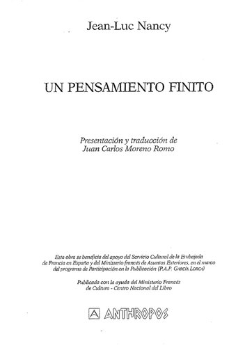 Un Pensamiento Finito