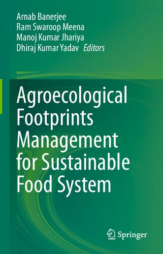 Agroecological Footprints Management for Sustainable Food System