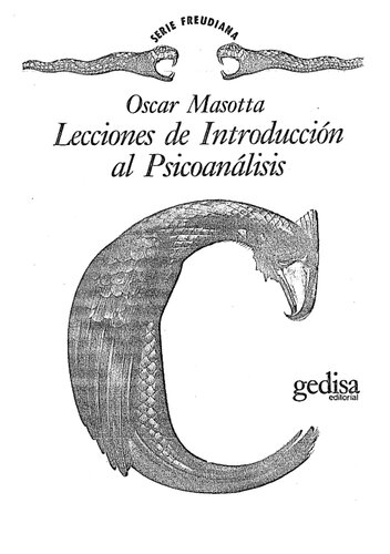 Lecciones De Introduccion Al Psicoanalisis