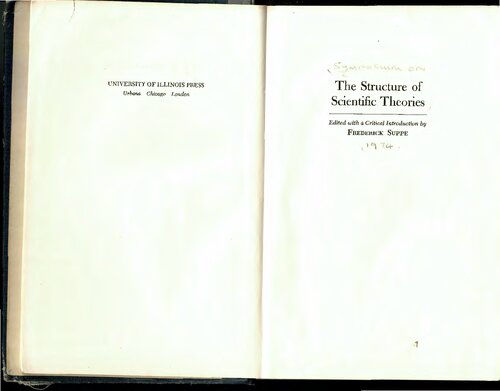 The Structure of Scientific Theories