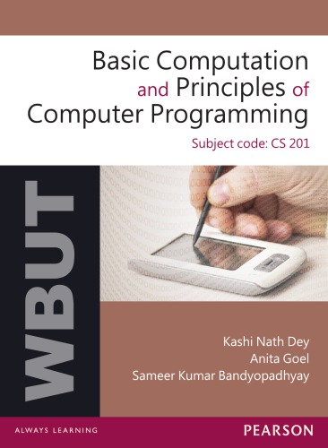Basic Computation and Principles of Computer Programming (Wbut)