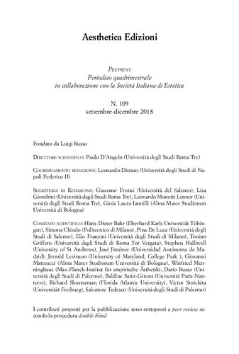 Aesthetica Edizioni  Lo Spettatore Dilettante