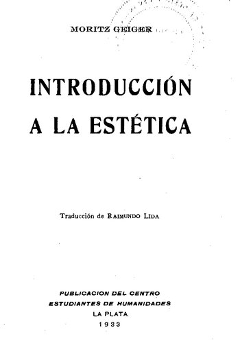 Introducción a la Estética