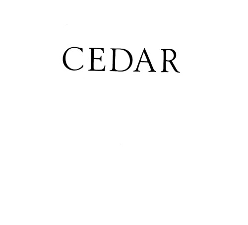 Cedar: Tree of Life to the Northwest Coast Indians