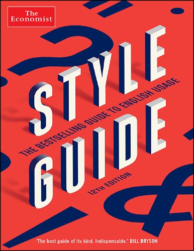 The Economist Style Guide (More Detailed Bookmarks)