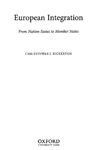 European Integration: From Nation-States to Member States