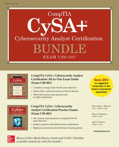 Comptia Cysa+ Cybersecurity Analyst Certification Bundle (Exam Cs0-001)