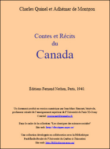 Contes et récits du Canada