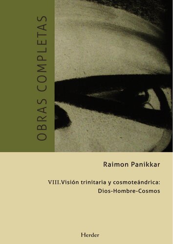 Obras Completas VIII Vision Trinitaria y Cosmoteanica
