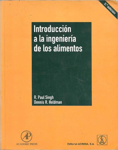 Introducción a la ingeniería de los alimentos, 2da Edición