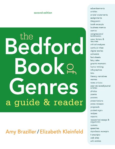 The Bedford Book of Genres: A Guide and Reader