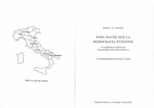 Para Hacer Que La Democracia Funcione