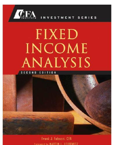 Fixed Income Analysis