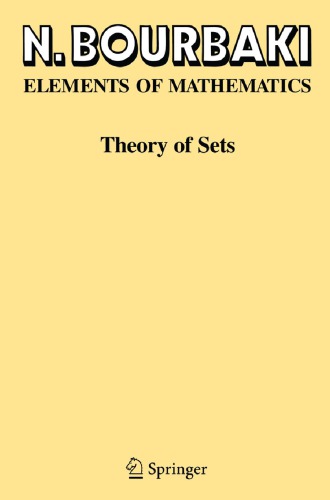 Elements of Mathematics. Theory of Sets