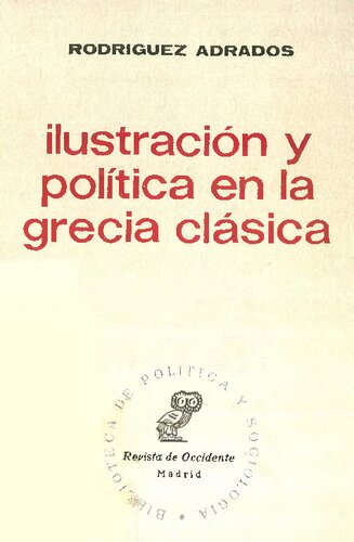 Ilustración y política en la Grecia Clásica
