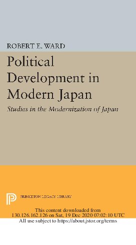 Political Development in Modern Japan. Studies in the Modernization of Japan