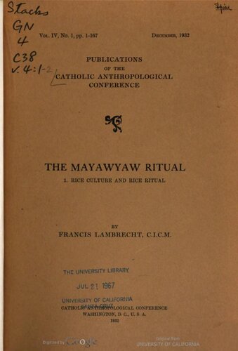 The Mayawyaw ritual