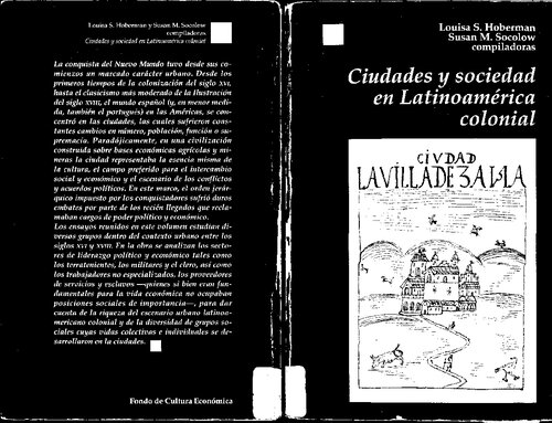 Ciudades Y Sociedad En Latinoamerica Colonial (Scan)