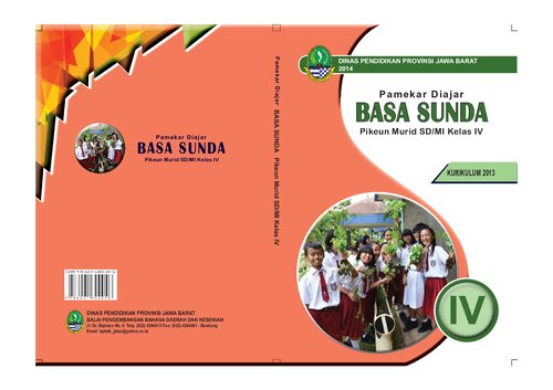 Pamekar Diajar Basa Sunda. Pikeun Murid SD/MI Kelas IV