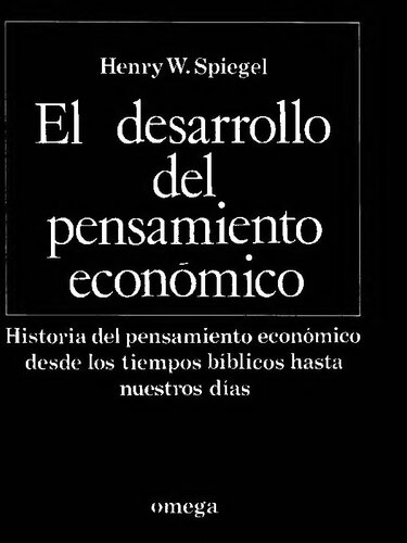 El Desarrollo Del Pensamiento Economico