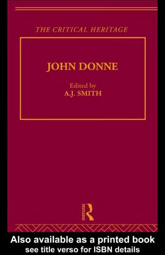 John Donne: The Critical Heritage (Vol. 2)