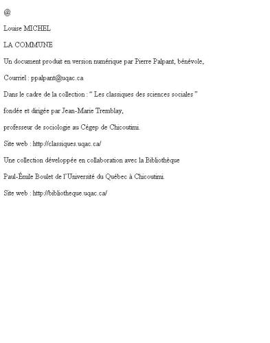La commune