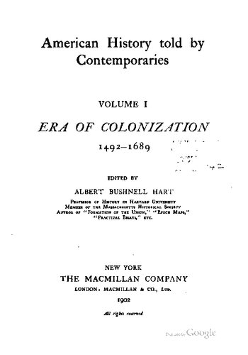 Era of Colonozation, 1492-1689