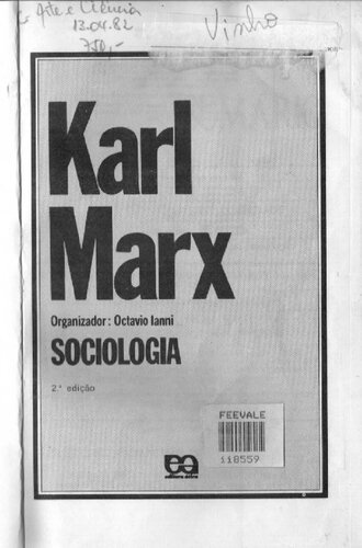Karl Marx: sociologia