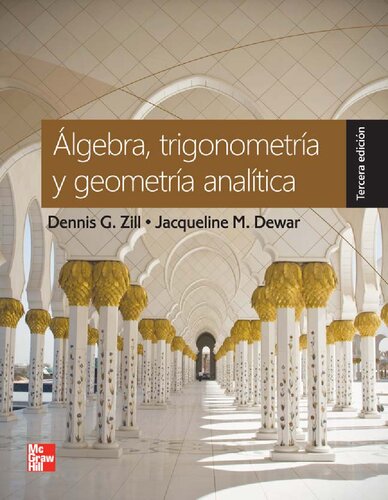 Álgebra, trigonometría y geometría analítica, 3ra Edición
