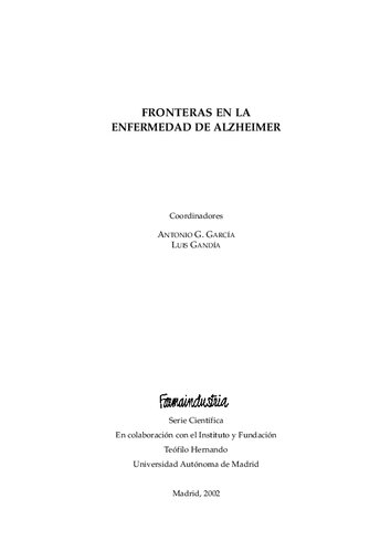 Fronteras en la Enfermedad de Alzheimer