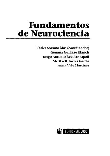 Fundamentos De Neurociencia