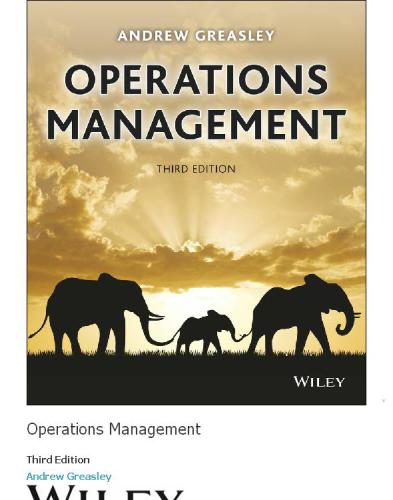 Operations Management