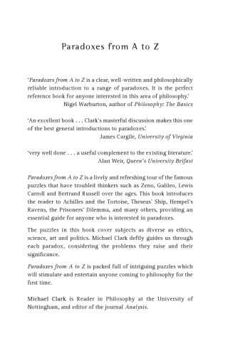 Paradoxes from a to z