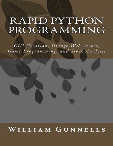 Rapid Python Programming
