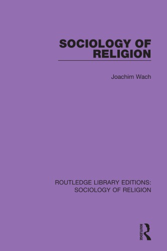 Routledge Library Editions: Sociology of Religion