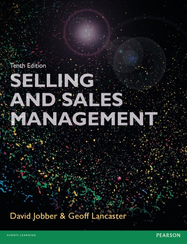 Selling and Sales Management