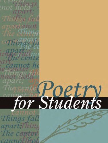 Poetry for Students, Volume 36: Presenting Analysis, Context, and Criticism on Commonly Studied Poetry