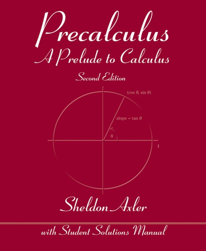 Precalculus: A Prelude to Calculus