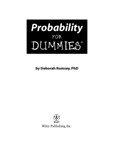 Probability For Dummies