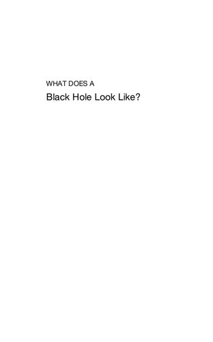 What does a Black hole look like?
