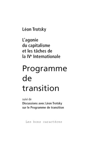 Trotsky, Leon