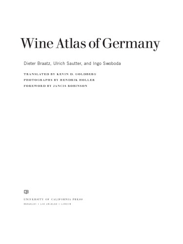 Wine Atlas of Germany